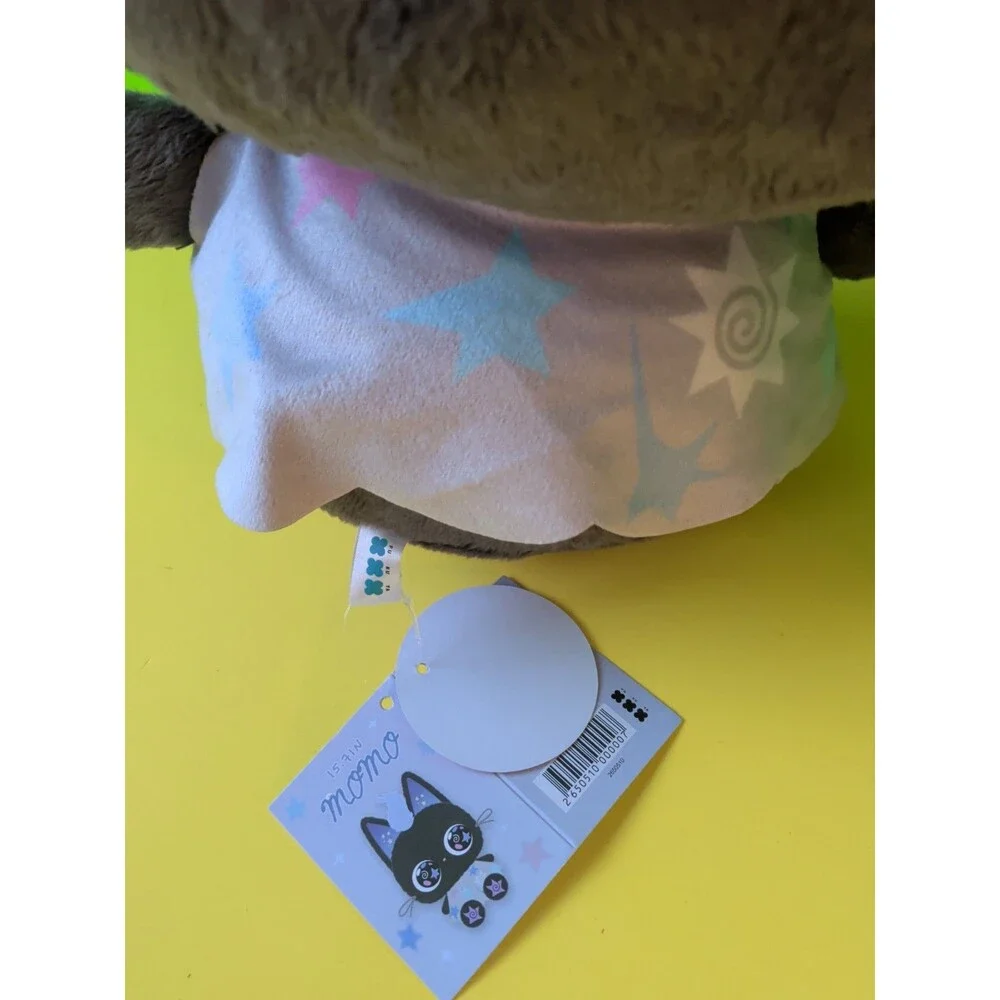 Fukuya Momo Plush 15.7in Star Eyes Stuffed Toy New With Tags Soft Cute